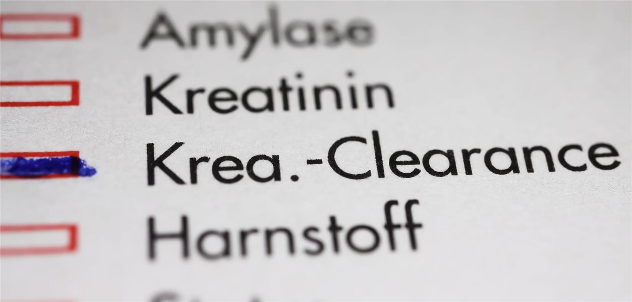 Kreatinin (Cr) und Kreatinin‑Clearance bei Gicht